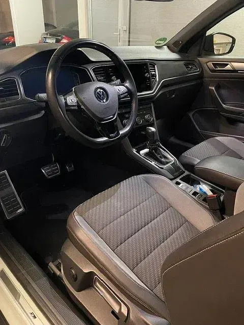 Gebraucht VW T-Roc Cabriolet 150 PS (110 kW) 2021 Weiß Cabrio