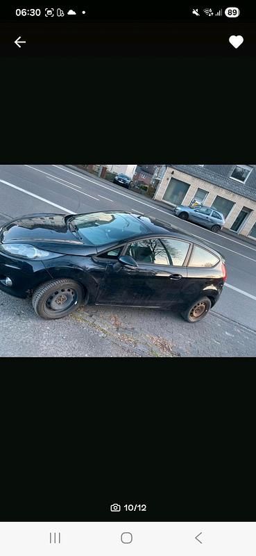 Gebraucht Ford Fiesta 82 PS (60 kW) 2012 Schwarz Kleinwagen