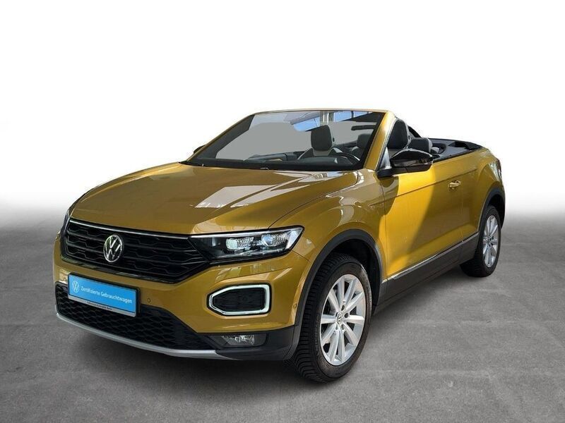 Gebraucht VW T-Roc Cabriolet Style 150 PS (110 kW) 2021 Gelb Cabrio