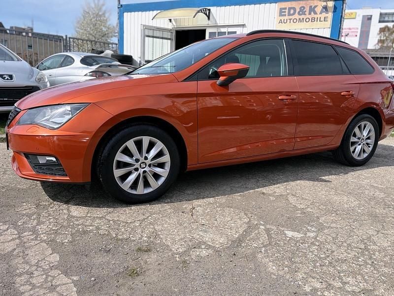 Second-hand Seat Leon ST Style 116 CP (85 kW) 2020 Portocaliu Break