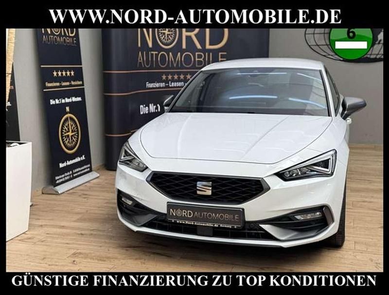 Weiß Gebraucht 2021 Seat Leon FR-Line Limousine | 20.700 € (Guter Preis) - Bild 1/3