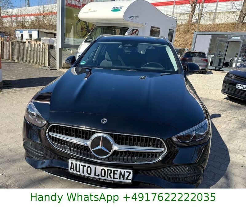 Schwarz Gebraucht 2022 Mercedes C220 AMG Limousine | 26.900 € - Bild 1/2