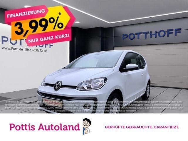 Weiß Gebraucht 2021 VW up! move up! Kleinwagen | 9.477 € (Guter Preis) - Bild 1/4