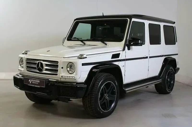 Gebraucht Mercedes G500 421 PS (309 kW) 2017 Designo mystic white 2 SUV