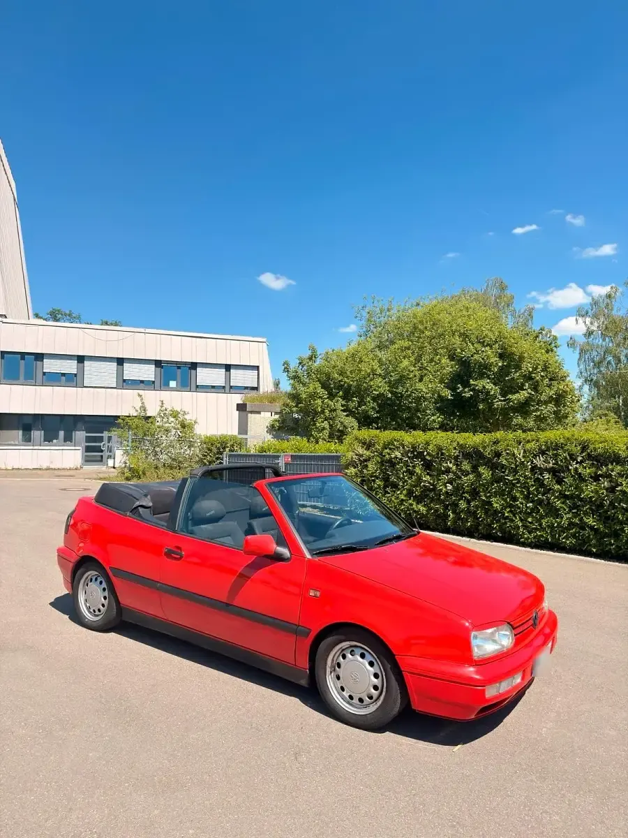 Gebraucht VW Golf Cabriolet 75 PS (55 kW) 1994 Rot Cabrio