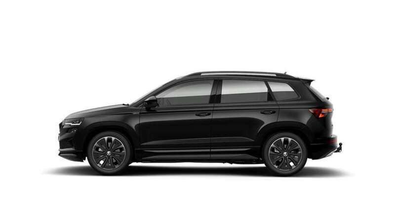 Graphitegrau metallic Neu 2025 Skoda Karoq SportLine SUV | 39.190 € (Guter Preis) - Bild 1/2