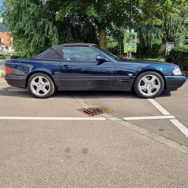 Gebraucht Mercedes SL320 224 PS (164 kW) 2000 Schwarz Cabrio