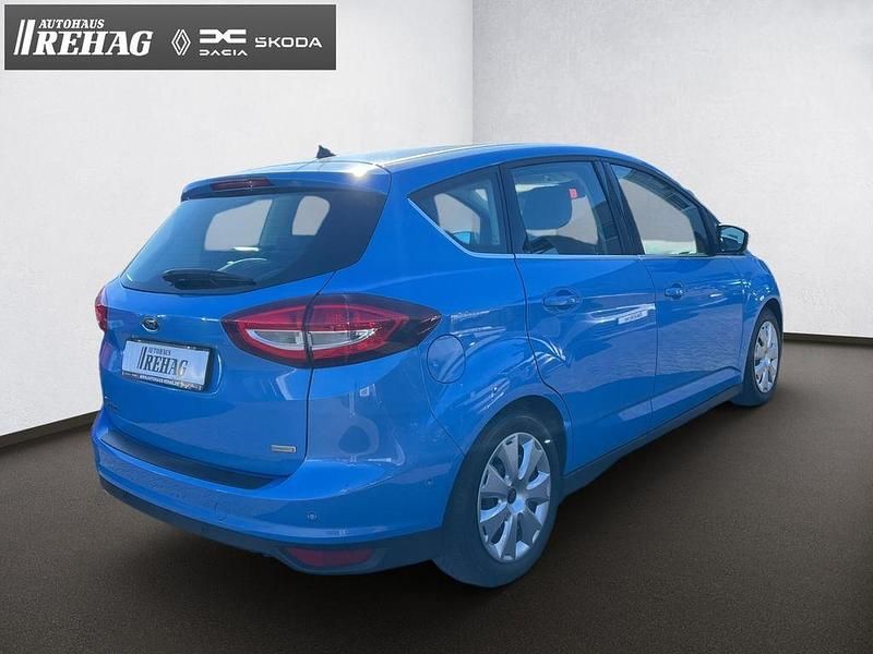 Gebraucht Ford C-MAX Titanium 125 PS (91 kW) 2017 Skylineblau Van / Kleinbus