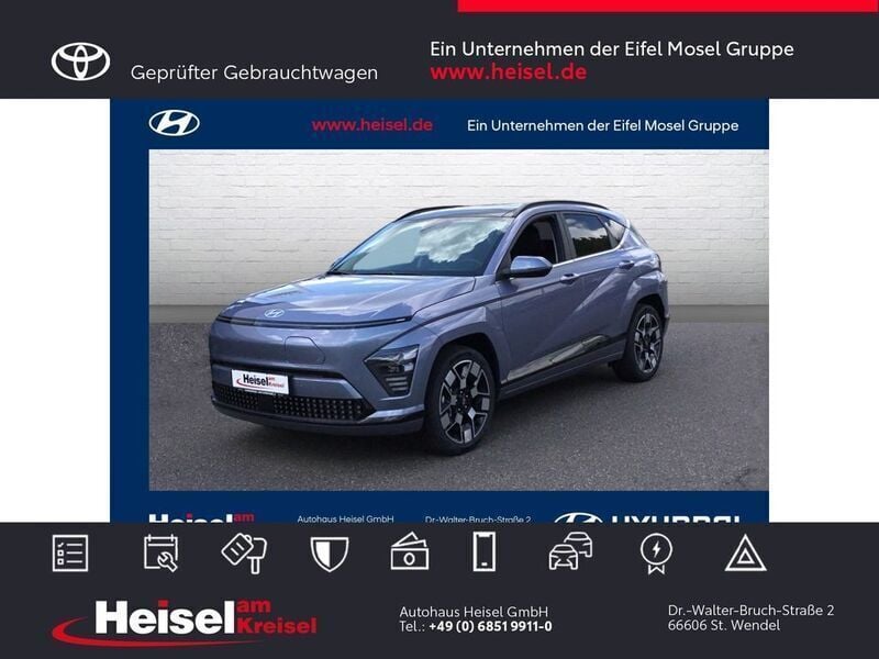 Blau Gebraucht 2024 Hyundai Kona Prime SUV | 39.860 € (Teuer) - Bild 1/4