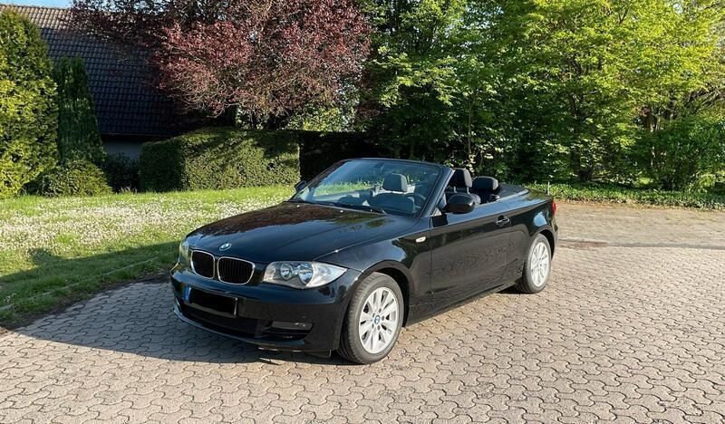 Schwarz Gebraucht 2010 BMW 118 Cabriolet Cabrio | 6.800 € (Guter Preis) - Bild 1/4