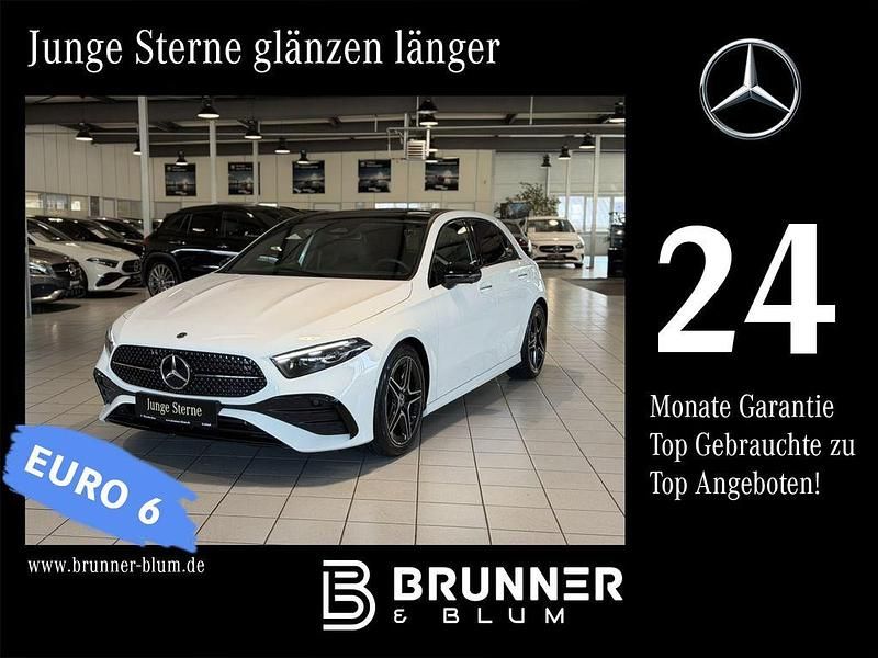 Unilack polarweiß Gebraucht 2024 Mercedes A220 AMG Limousine | 37.990 € (Fairer Preis) - Bild 1/4