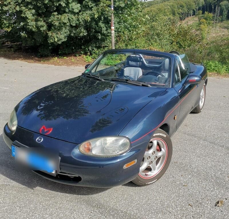 Blau Gebraucht 2000 Mazda MX5 Cabrio | 4.350 € (Superpreis) - Bild 1/4