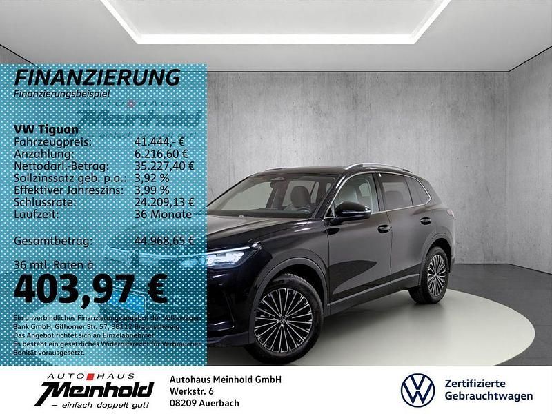 Schwarz Gebraucht 2024 VW Tiguan Elegance SUV | 41.444 € (Teuer) - Bild 1/4