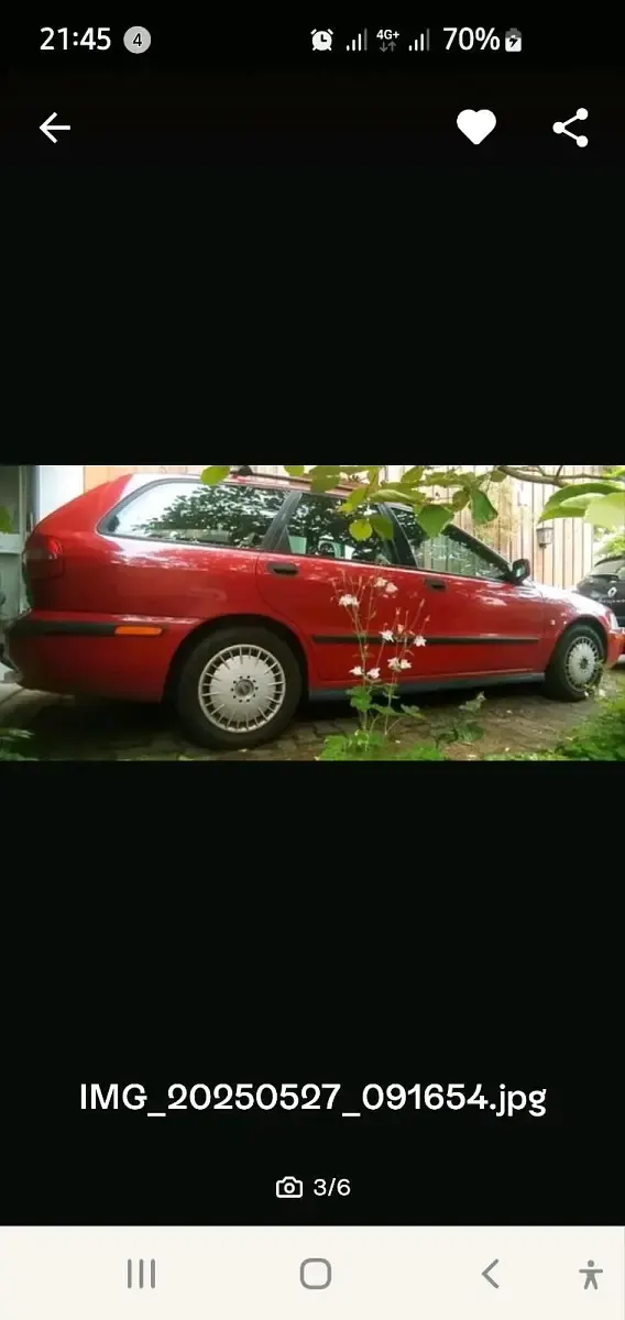 Gebraucht Volvo V40 116 PS (85 kW) 2004 Rot Kombi