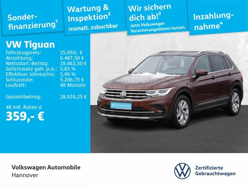 Gebraucht VW Tiguan Elegance 150 PS (110 kW) 2020 Braun SUV