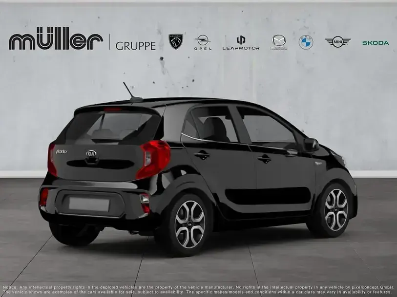 Używany Kia Picanto Vision 84 KM (61 kW) 2024 Czarny Hatchback