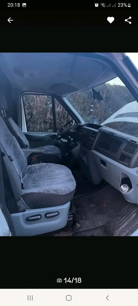Gebraucht Ford Transit 86 PS (63 kW) 2008 Weiß Van / Kleinbus