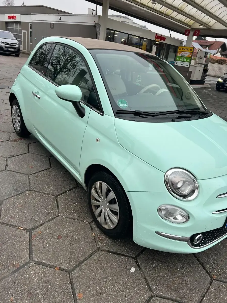 Gebraucht Fiat 500C 97 PS (71 kW) 2016 Grün Cabrio