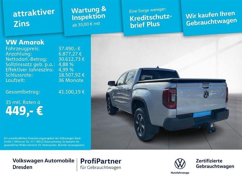 Gebraucht VW Amarok Life 205 PS (150 kW) 2023 Grau Pickup