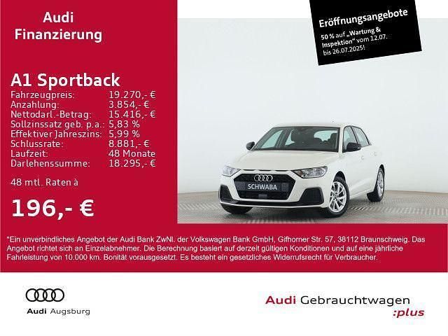 Weiß Gebraucht 2023 Audi A1 Sportback Advanced Plus Kleinwagen | 19.270 € (Guter Preis) - Bild 1/4