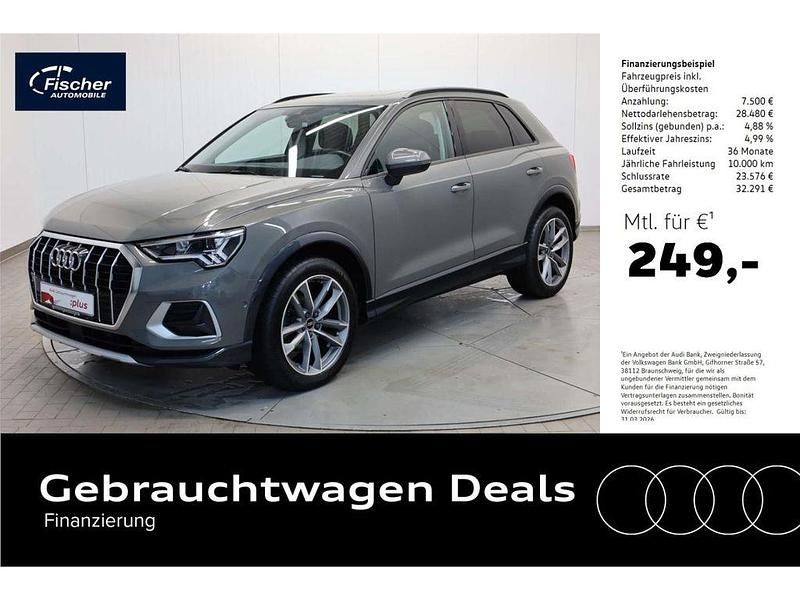 Chronosgrau metallic Gebraucht 2022 Audi Q3 Advanced SUV | 35.980 € (Fairer Preis) - Bild 1/4