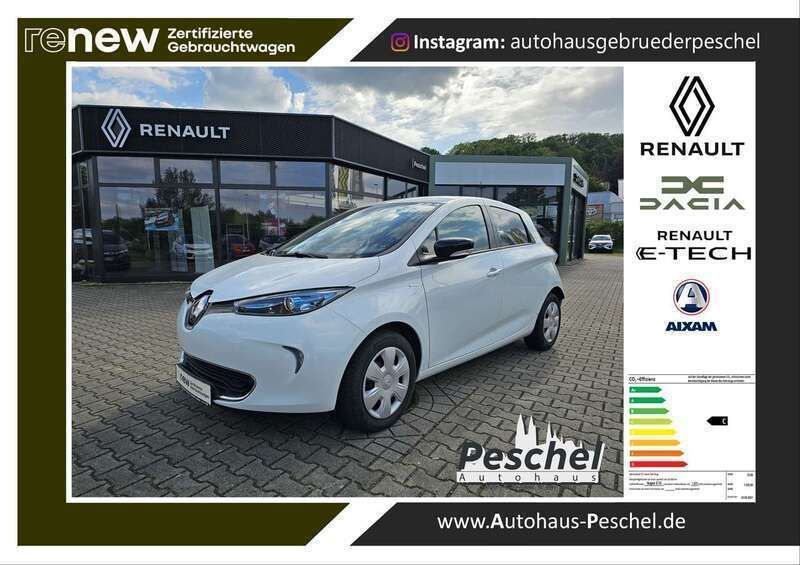 Gletscherweiss Gebraucht 2018 Renault Zoe LIMITED Kleinwagen | 6.590 € (Fairer Preis) - Bild 1/4