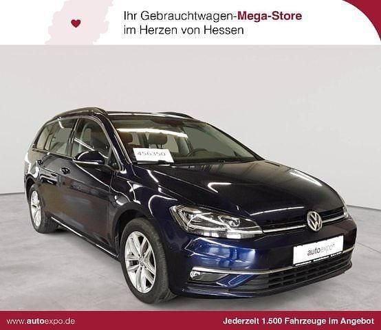 Atlantic blue metallic Gebraucht 2019 VW Golf VII Comfortline Kombi | 12.590 € (Superpreis) - Bild 1/4