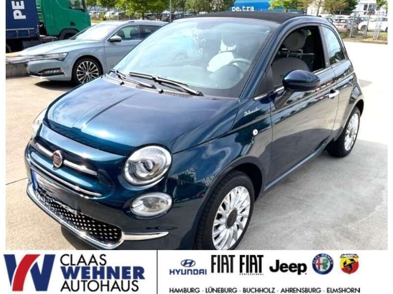 Blau Gebraucht 2021 Fiat 500C Dolcevita Cabrio | 13.490 € (Fairer Preis) - Bild 1/4