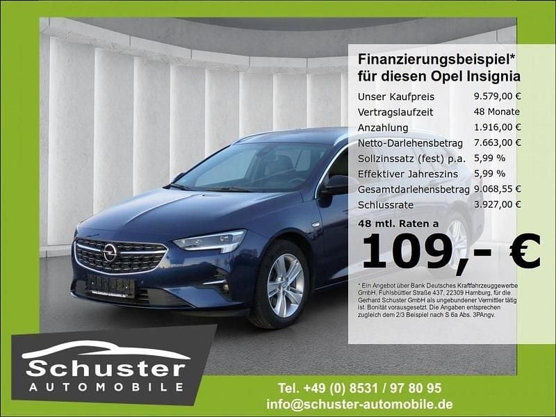 Blau Gebraucht 2020 Opel Insignia Elegance Kombi | 9.979 € (Guter Preis) - Bild 1/4