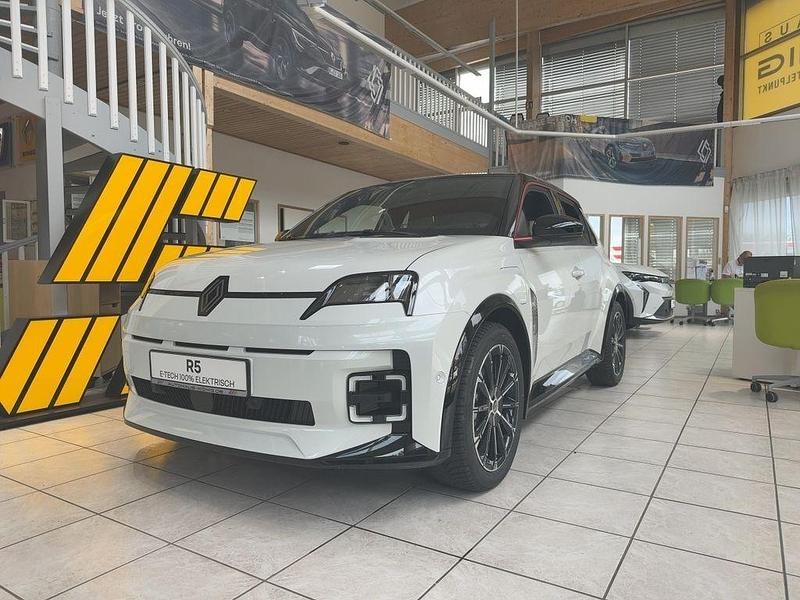 Neu Renault 5 E-Tech Iconic 77 kW (106 PS) 2025 Schwarz Limousine