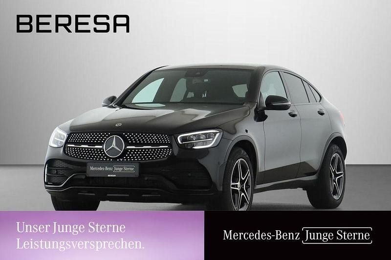 Schwarz Gebraucht 2022 Mercedes GLC300 AMG Coupé | 54.880 € (Teuer) - Bild 1/3