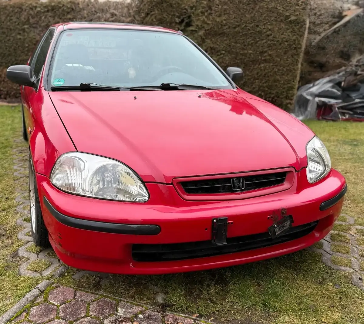 Usata Honda Civic 90 CV (66 kW) 1997 Rosso Coupé