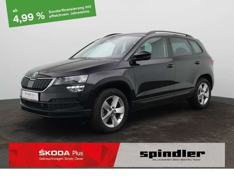 Schwarzmagic perleffekt Gebraucht 2022 Skoda Karoq Ambition SUV | 26.780 € (Superpreis) - Bild 1/3