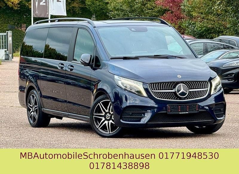 Cavansitblau Gebraucht 2021 Mercedes V300 AMG Van / Kleinbus | 41.999 € (Superpreis) - Bild 1/3