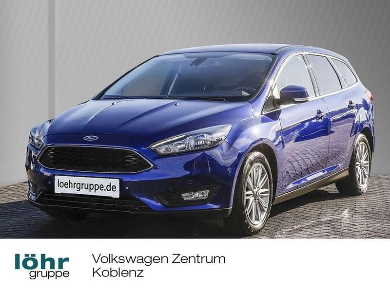 Blau Gebraucht 2018 Ford Focus Cool & Connect Kombi | 13.980 € (Fairer Preis) - Bild 1/4