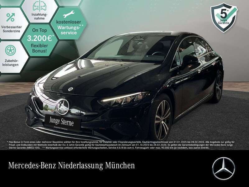 Schwarz Gebraucht 2024 Mercedes EQE300 Avantgarde Limousine | 43.990 € - Bild 1/3