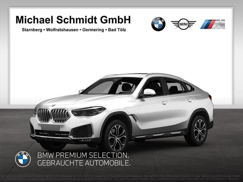 Mineralweiß Gebraucht 2023 BMW X6 M Sport SUV | 63.660 € (Superpreis) - Bild 1/4