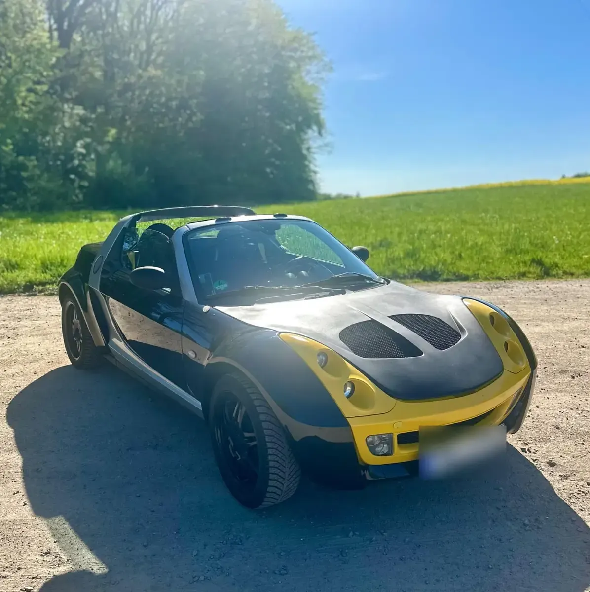 Gebraucht Smart Roadster 82 PS (60 kW) 2003 Schwarz Cabrio