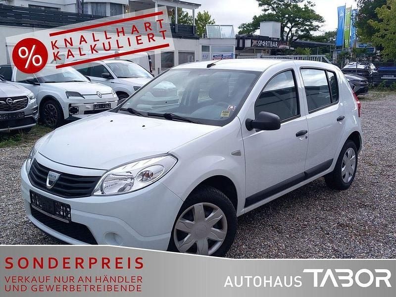 Gletscherweiss Gebraucht 2010 Dacia Sandero Ambiance Kleinwagen | 2.485 € (Fairer Preis) - Bild 1/4