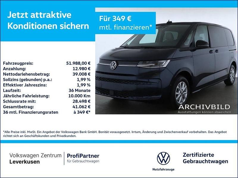 Starlight blue Gebraucht 2024 VW T7 Life Van | 51.988 € (Superpreis) - Bild 1/4