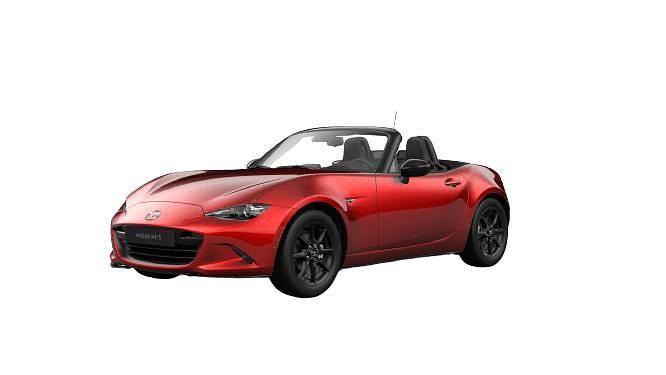 Neu Mazda MX5 132 PS (97 kW) 2025 Soul red crystal m Cabrio