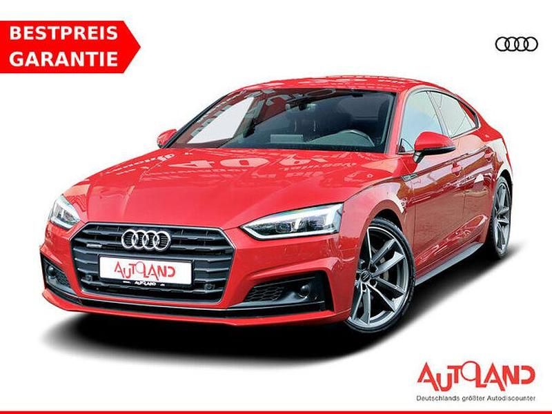 Tangorot metallic (metallic) Gebraucht 2019 Audi A5 S-Line Coupé | 31.990 € (Fairer Preis) - Bild 1/4