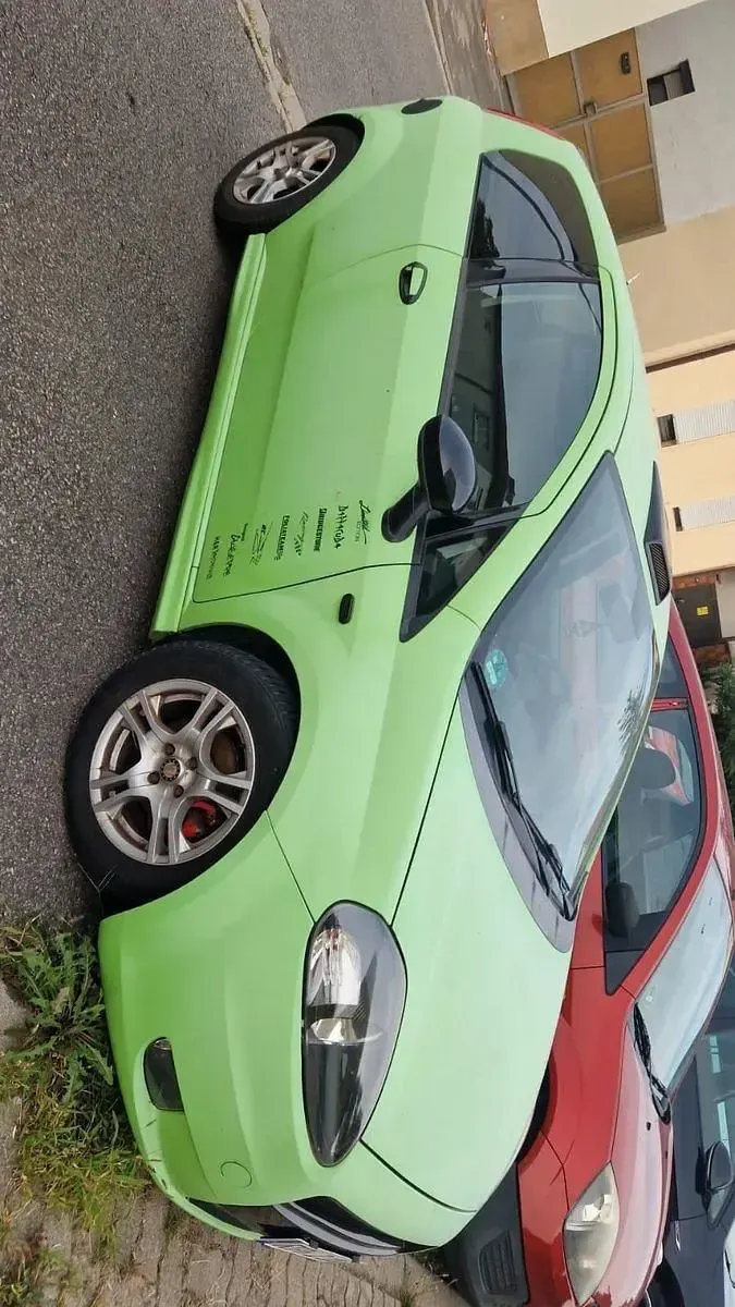 Gebraucht Fiat Grande Punto Racing 95 PS (69 kW) 2007 Grün Kleinwagen