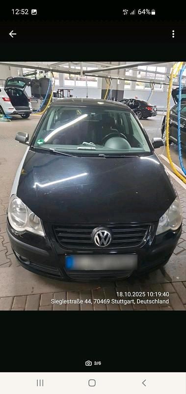 Gebraucht VW Polo 75 PS (55 kW) 2008 Schwarz Kleinwagen