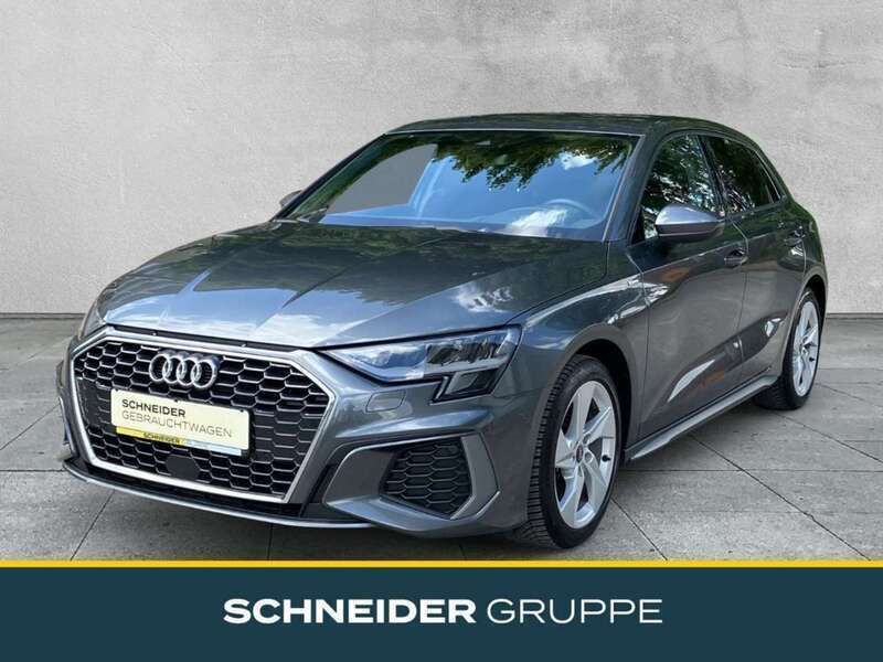 Grau Gebraucht 2024 Audi A3 S-Line Limousine | 29.390 € (Fairer Preis) - Bild 1/4