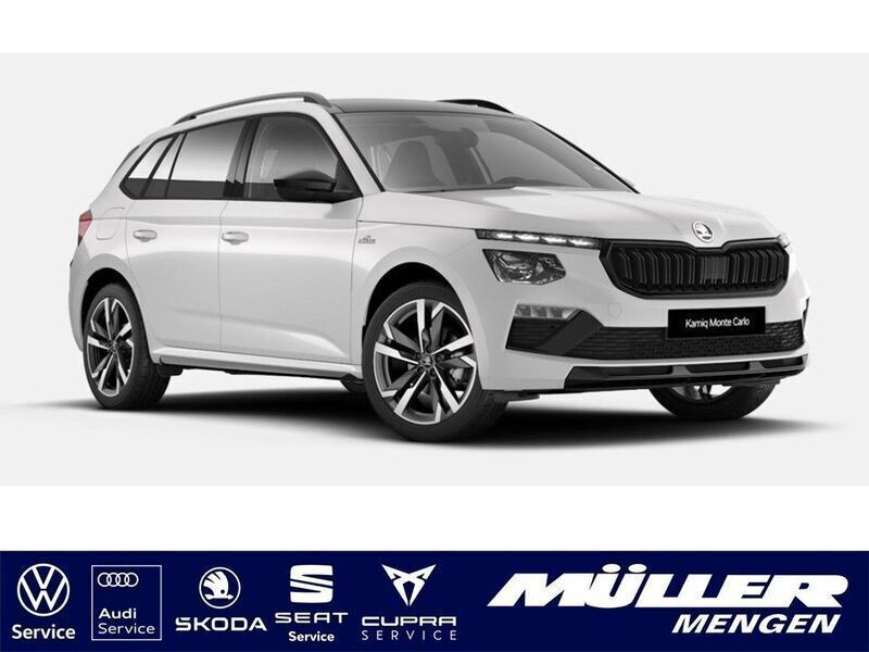 Moonweiss perleffekt Neu 2024 Skoda Kamiq Monte Carlo SUV | 33.990 € (Etwas zu teuer) - Bild 1/4