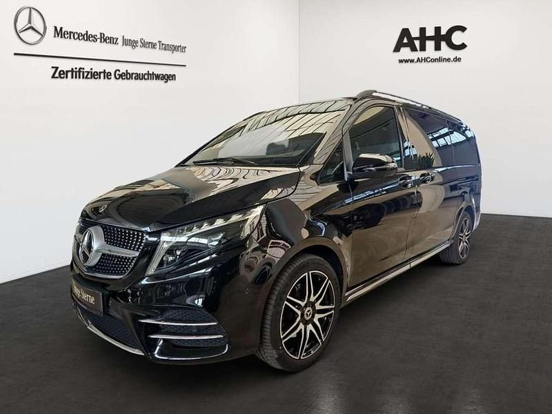 Schwarz Gebraucht 2023 Mercedes V300 Exclusive Van / Kleinbus | 84.966 € (Teuer) - Bild 1/4