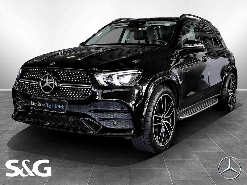 Metalliclack obsidianschwarz Gebraucht 2021 Mercedes GLE350 AMG SUV | 58.790 € (Teuer) - Bild 1/4