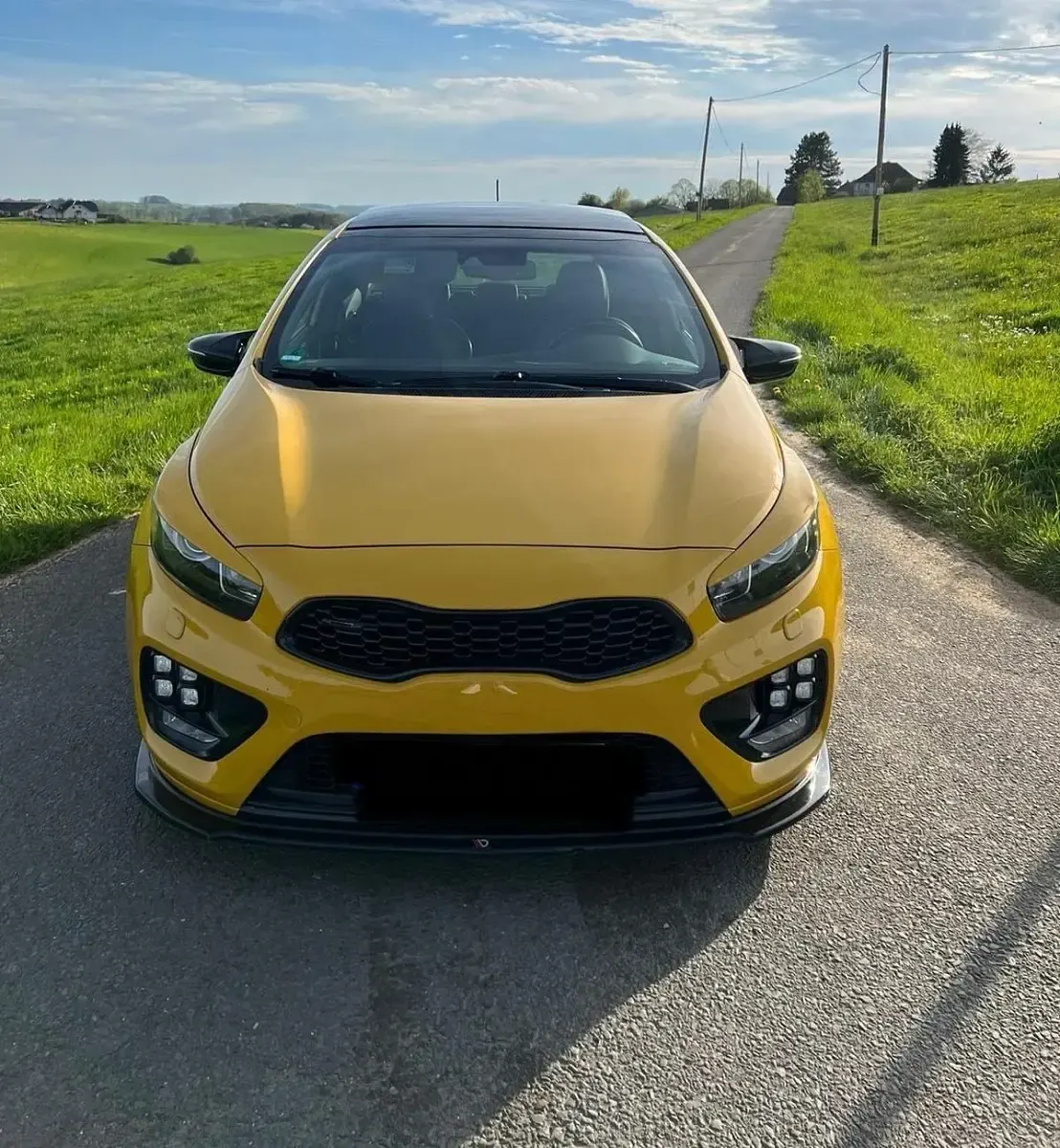 Gebraucht Kia Ceed GT GT 204 PS (150 kW) 2016 Gelb Coupé