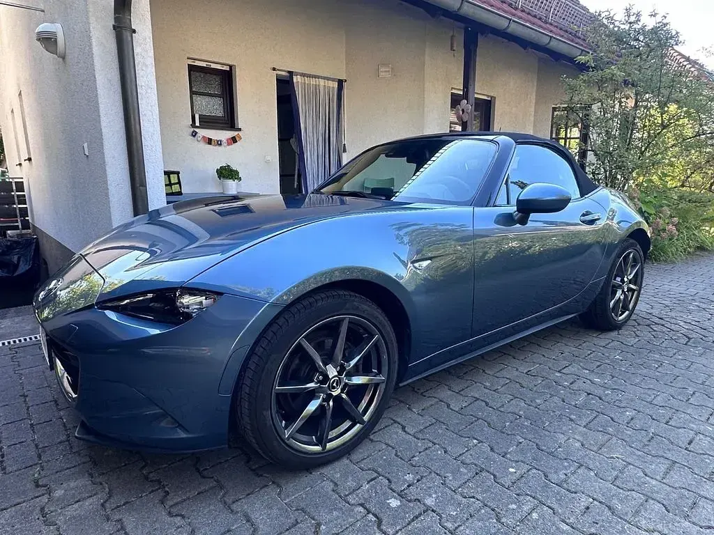 Gebraucht Mazda MX5 Sports-Line 160 PS (117 kW) 2016 Blau Cabrio